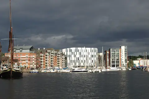 Ipswich Waterfront köşesi