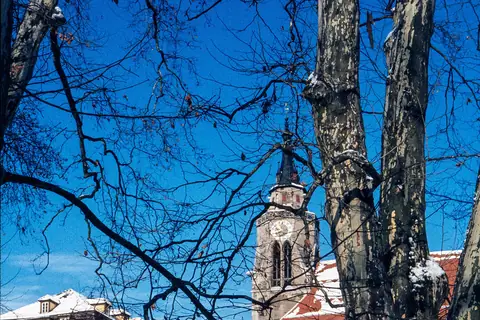 Tübingen Alte Aula ve Stiftskirche