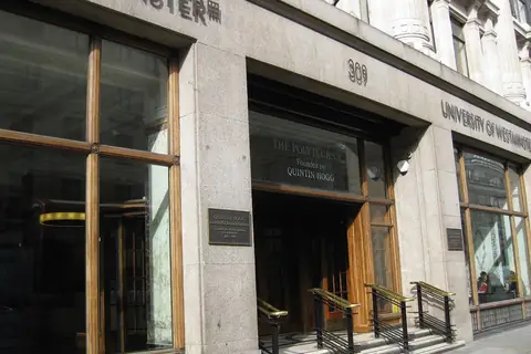 Westminster Üniversitesi 309 Regent Street girişi