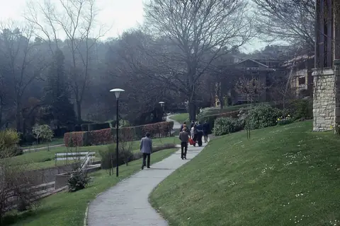 Winchester Üniversitesi kampüs yürüyüş yolu